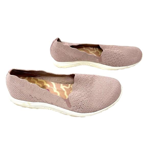 Skechers Size 9 Flats Pink Relaxed Fit Comfort Memory Foam Air Cooled Slip On - Picture 3 of 8